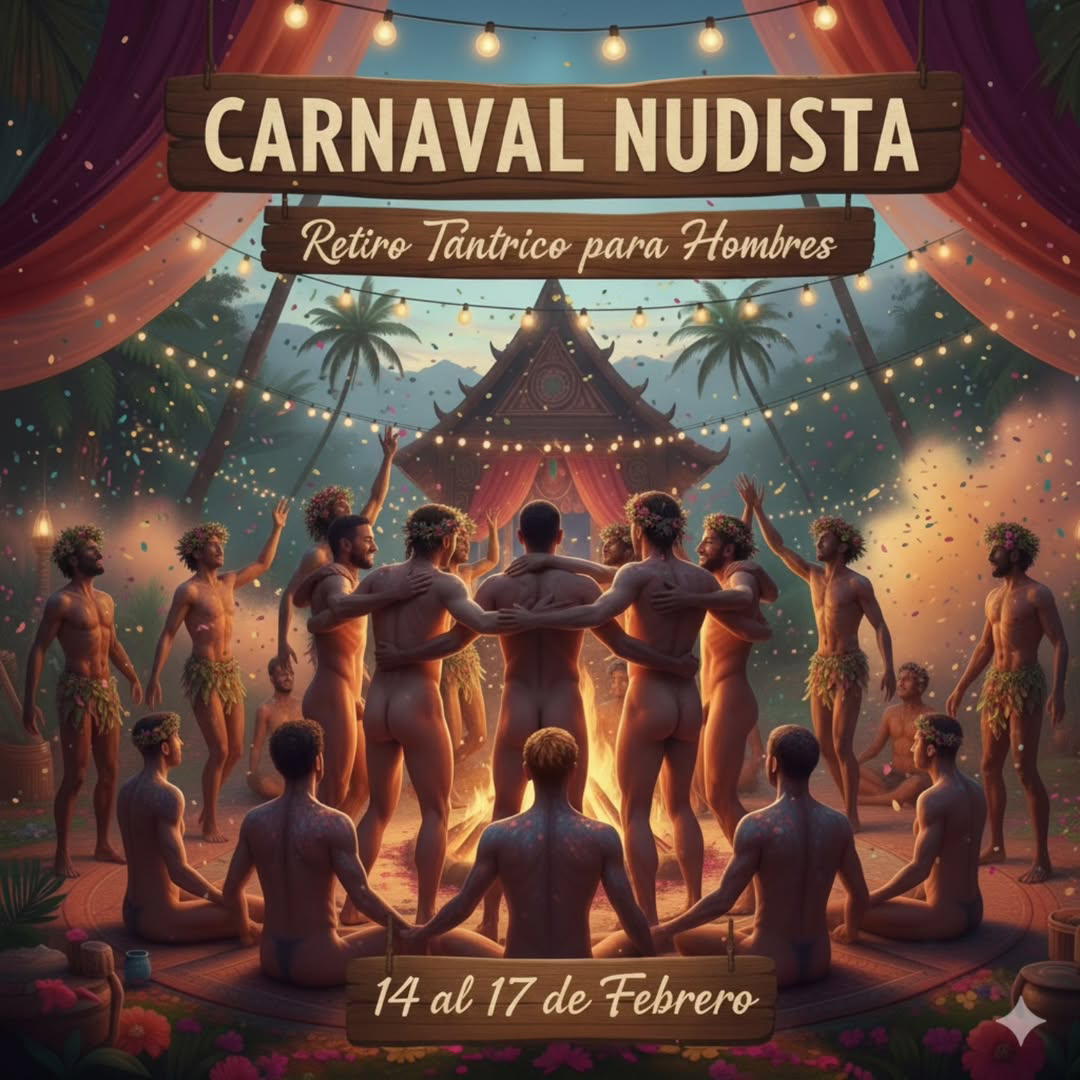 Carnaval Nudista para Homens em Mina Clavero